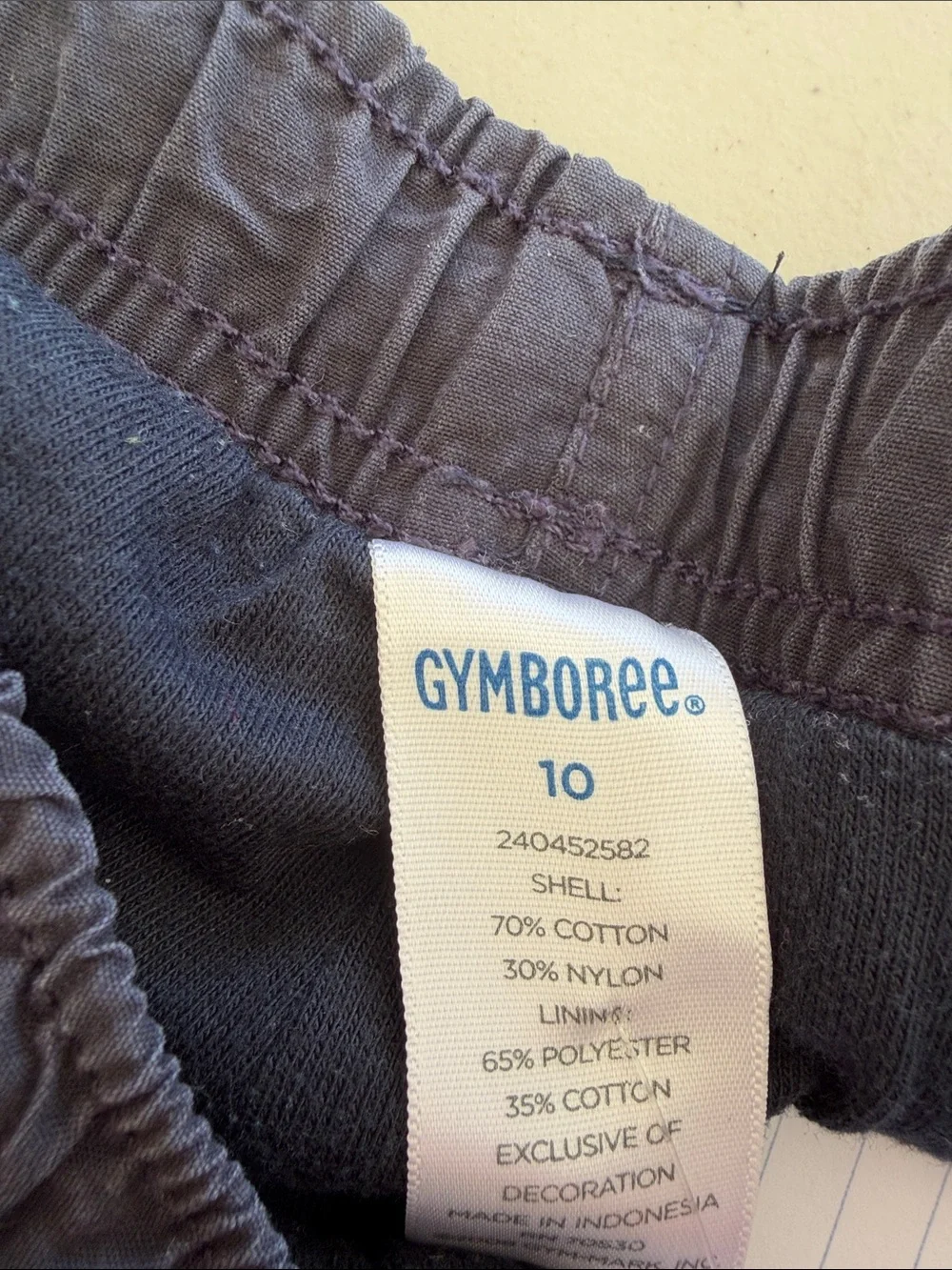 Gymboree Dark Blue Cargo Jogger Pants